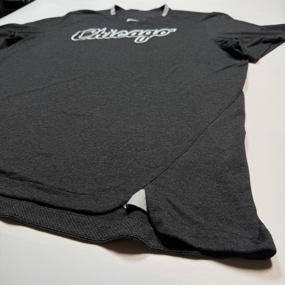 Chicago White Sox Shirt Mens XL Gray MLB Baseball Nike Dri-FIT Authentic - Picture 2 of 9